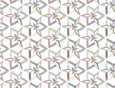 soyut geometrik dikişsiz desen, vektör illüstrasyonu