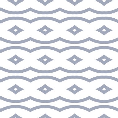 Geometrik soyut dikişsiz desen, vektör illüstrasyonu