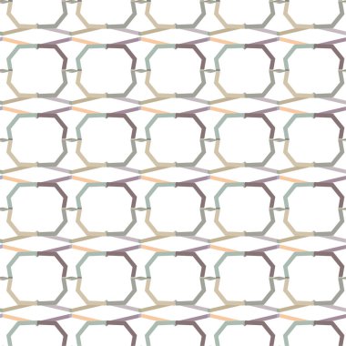 Geometrik şekilli kusursuz desen vektör çizimi