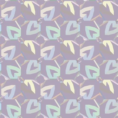 soyut geometrik dikişsiz desen, vektör illüstrasyonu