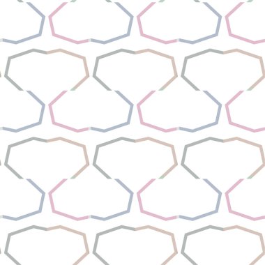 soyut geometrik dikişsiz desen, vektör illüstrasyonu 