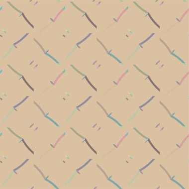 Geometrik şekilli kusursuz desen vektör çizimi  