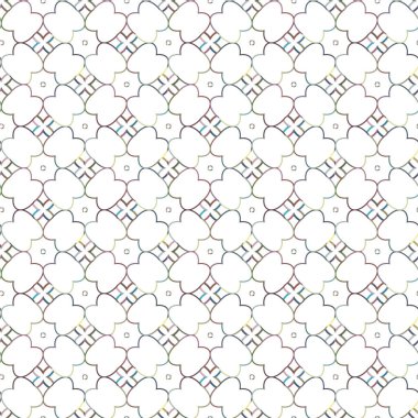 soyut geometrik dikişsiz desen, vektör illüstrasyonu