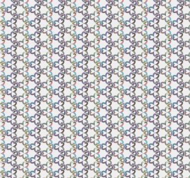 Geometrik şekilli kusursuz desen vektör çizimi    