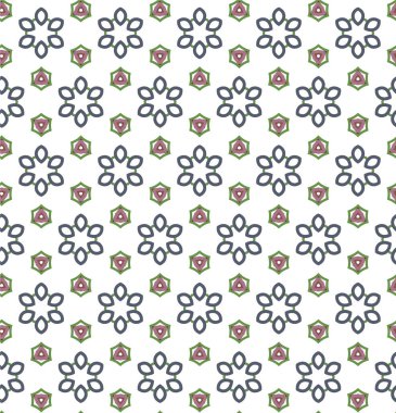 soyut geometrik dikişsiz desen, vektör illüstrasyonu