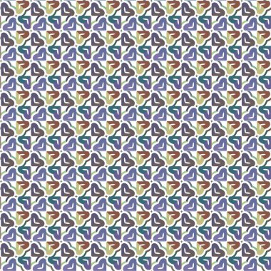 Geometrik şekilli kusursuz desen vektör çizimi