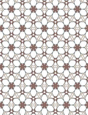 Geometrik şekilli kusursuz desen vektör çizimi