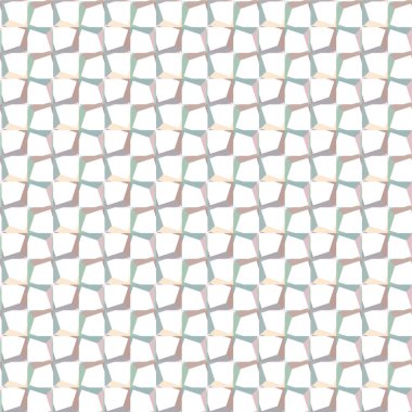 Geometrik soyut dikişsiz desen, vektör illüstrasyonu