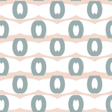 Geometrik şekilli kusursuz desen vektör çizimi