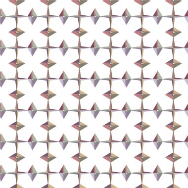 Geometrik soyut dikişsiz desen, vektör illüstrasyonu