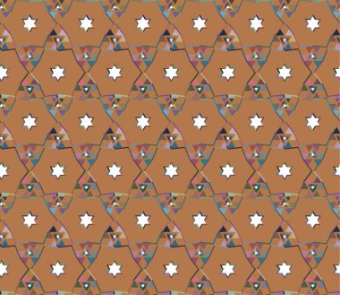 soyut geometrik dikişsiz desen, vektör illüstrasyonu