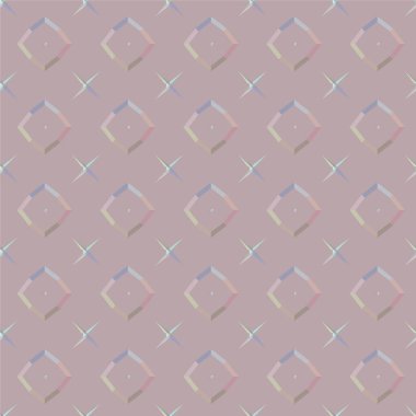 soyut geometrik dikişsiz desen, vektör illüstrasyonu