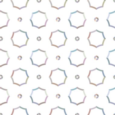 soyut geometrik dikişsiz desen, vektör illüstrasyonu
