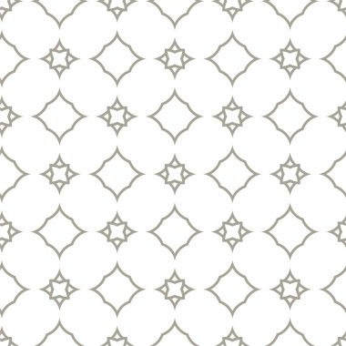 Geometrik şekilli kusursuz desen vektör çizimi    