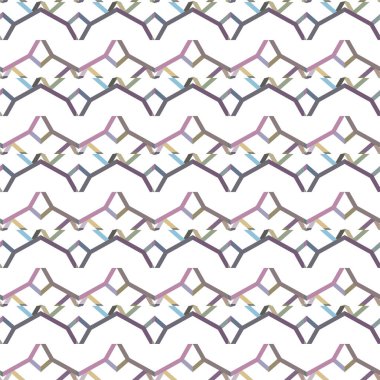 Geometrik soyut dikişsiz desen, vektör illüstrasyonu