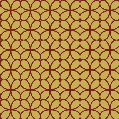 Geometrik şekilli kusursuz desen vektör çizimi  