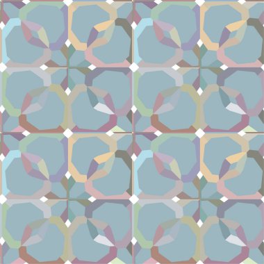 soyut geometrik dikişsiz desen, vektör illüstrasyonu