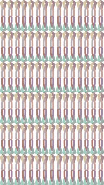 soyut geometrik dikişsiz desen, vektör illüstrasyonu