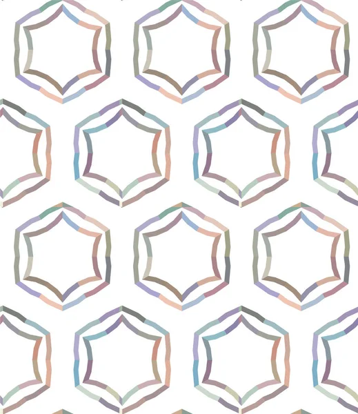 Patrón Inconsútil Geométrico Abstracto Ilustración Vectorial — Archivo Imágenes Vectoriales
