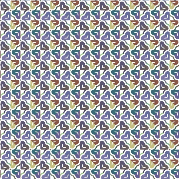 Geometrik şekilli kusursuz desen vektör çizimi