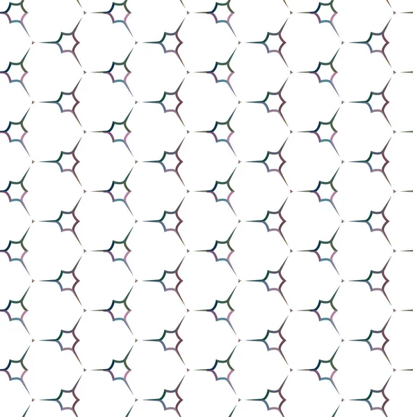 具有几何形状矢量插图的无缝图案 — 图库矢量图片