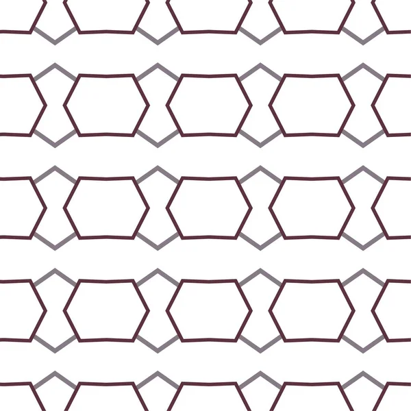幾何学的な図形ベクトル図とシームレスなパターン — ストックベクタ