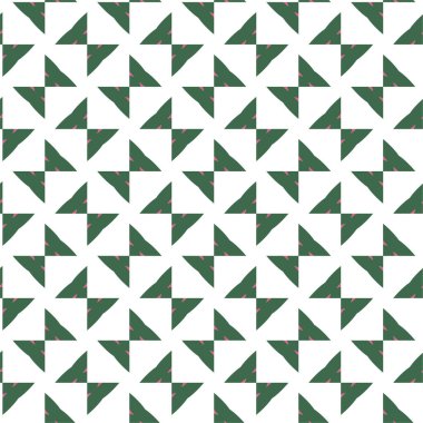 Geometrik şekilli kusursuz desen vektör çizimi  