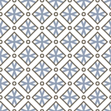 Geometrik soyut dikişsiz desen, vektör illüstrasyonu