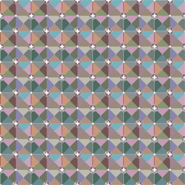 soyut geometrik dikişsiz desen, vektör illüstrasyonu