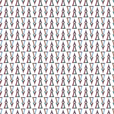 soyut geometrik dikişsiz desen, vektör illüstrasyonu