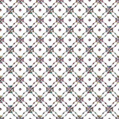 soyut geometrik dikişsiz desen, vektör illüstrasyonu 