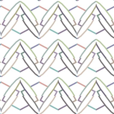 Soyut elementlerle kusursuz vektör deseni