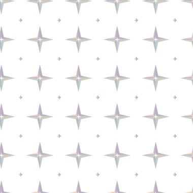 Geometrik şekilli kusursuz desen vektör çizimi  