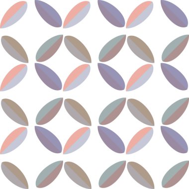 soyut geometrik dikişsiz desen, vektör illüstrasyonu