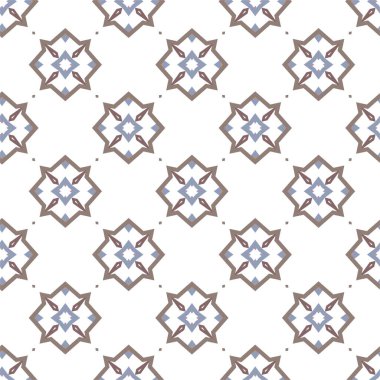 Geometrik soyut dikişsiz desen, vektör illüstrasyonu