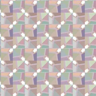 soyut geometrik dikişsiz desen, vektör illüstrasyonu