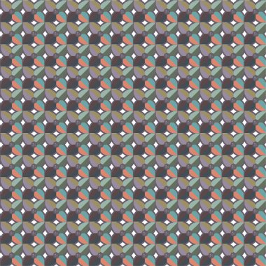 soyut geometrik dikişsiz desen, vektör illüstrasyonu