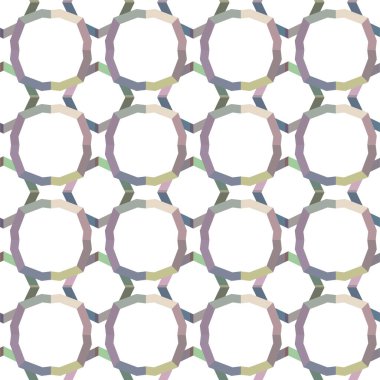 soyut geometrik dikişsiz desen, vektör illüstrasyonu