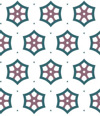 soyut geometrik dikişsiz desen, vektör illüstrasyonu 