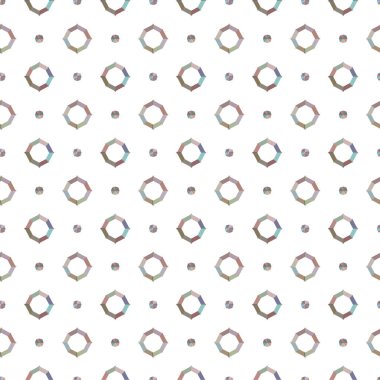 soyut geometrik dikişsiz desen, vektör illüstrasyonu