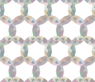 soyut geometrik dikişsiz desen, vektör illüstrasyonu 