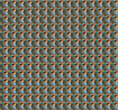 soyut geometrik dikişsiz desen, vektör illüstrasyonu