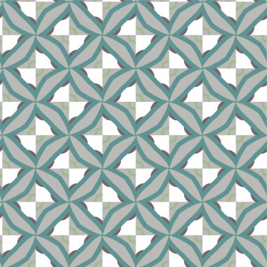 Geometrik şekilli kusursuz desen vektör çizimi 