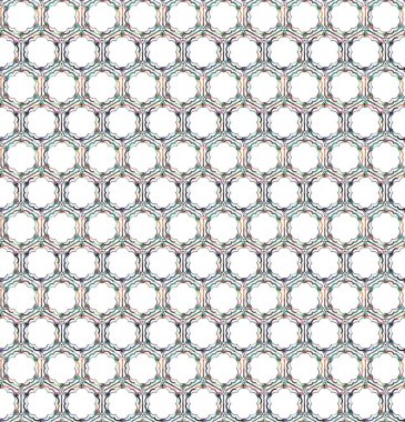 Geometrik şekilli kusursuz desen vektör çizimi  