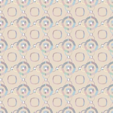 soyut geometrik dikişsiz desen, vektör illüstrasyonu