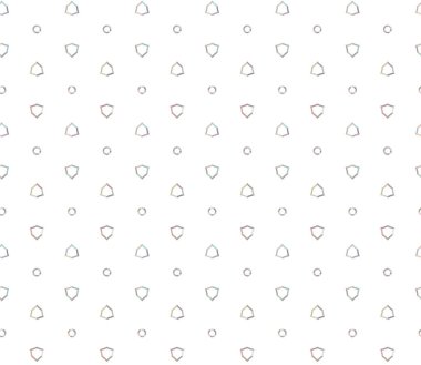 Geometrik soyut dikişsiz desen, vektör illüstrasyonu