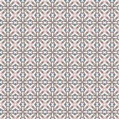 Soyut elementlerle kusursuz vektör deseni