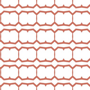 Geometrik şekilli kusursuz desen vektör çizimi  