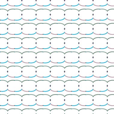 soyut geometrik dikişsiz desen, vektör illüstrasyonu
