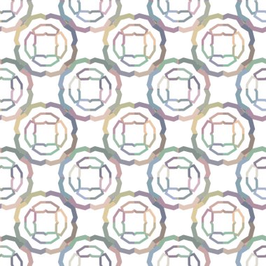 soyut geometrik dikişsiz desen, vektör illüstrasyonu